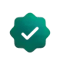 Pictogramme avec une check pour la certification